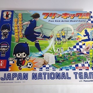 【未使用品】　フリーキック魂♪　サッカーボードゲーム　室内遊び　...