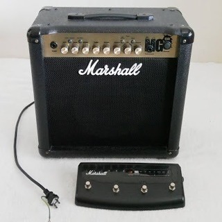 【再値下】Marshall マーシャル ギターアンプ & フット...