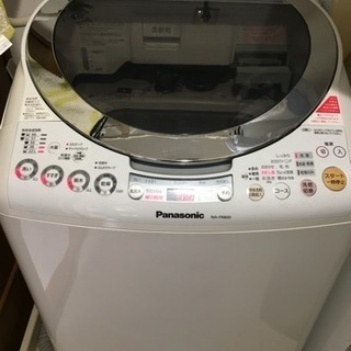 パナソニック 縦型洗濯乾燥機(洗濯8kg/乾燥4.5kg)