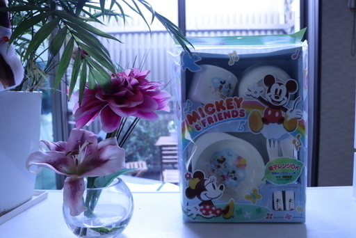 ミッキー　ピジョン　食器セット