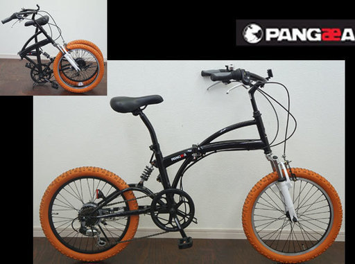 美品■PANGAEA/パンゲア■Wサスペンション■6段変速■20インチ■折りたたみ自転車■フォールディングバイク■