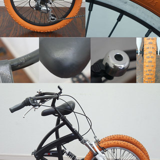 美品 折り畳み自転車 前後サス