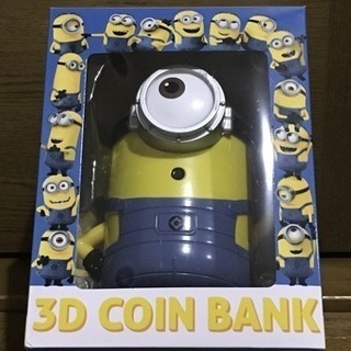 ミニオン★貯金箱★3D COIN BANK