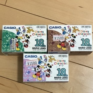 大幅最終値下げ！CASIO テプラ テープカセット※Disney③