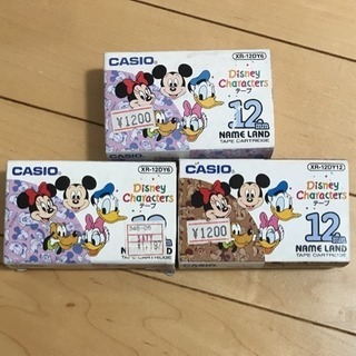 更に値下げ！CASIO テプラテープカセット※Disney④