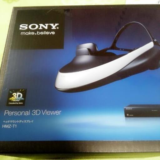 SONY 3D対応ヘッドマウントディスプレイ\n\nHMZ-T1