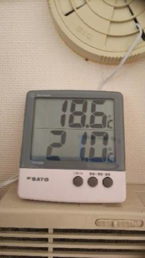 外の気温が部屋の中からわかっちゃう温度計