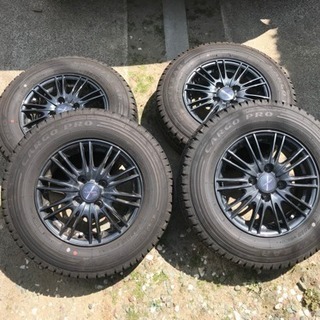 値下げ！プロボックス タイヤホイールセット バリ山