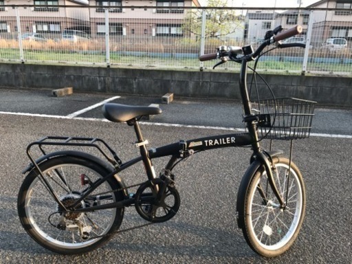 6段変速付き折りたたみ自転車