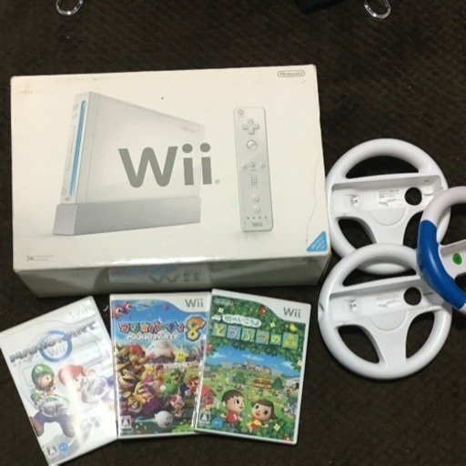 Wii本体、ソフト、ハンドル