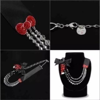 スワロフスキー キティ コラボ ネックレス