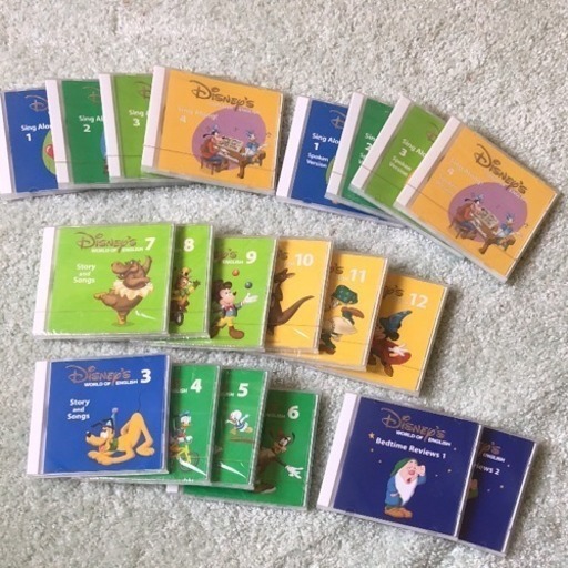 ディズニー英語システム2017年購入 CD・絵本セット(CD2枚欠品)