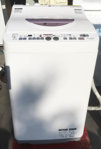 中古☆SHARP 洗濯機 2013年製 6.0K