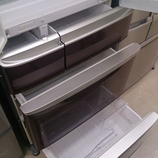 福岡 糸島 唐津 2008年製 National 525L 冷蔵庫 NR-F530XV 500L超 0405-2