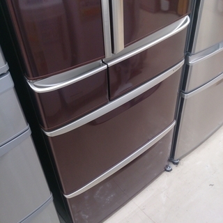 福岡 糸島 唐津 2008年製 National 525L 冷蔵庫 NR-F530XV 500L超 0405-2