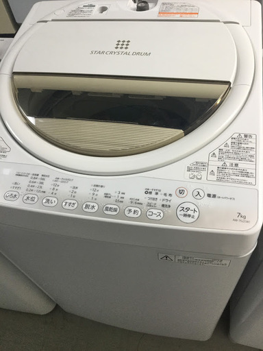 【送料無料・設置無料サービス有り】洗濯機 2015年製 TOSHIBA AW-7G2(W) 中古