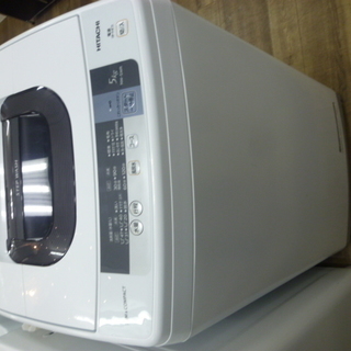 Ｒ 中古 HITACHI 全自動洗濯機（5.0kg） NW-5WR 2015年製 - 生活家電