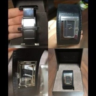GUCCI 無地 腕時計 アナログ