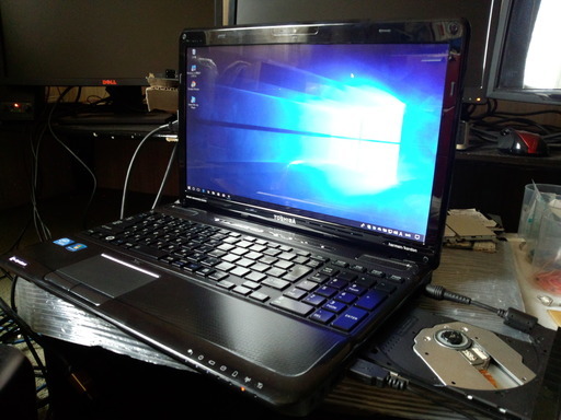 ノートパソコン 東芝 Dynabook Qosmio T551 i3-2310M Windows10 64Bit メモリ4GB SSD120GB