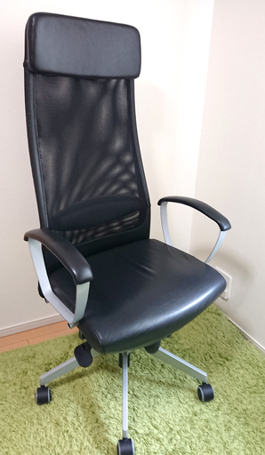 値下げ Ikea イケア オフィスチェア Markus マルクス デスクワーク用椅子 たぬきち さくらのオフィス用家具 いす の中古あげます 譲ります ジモティーで不用品の処分