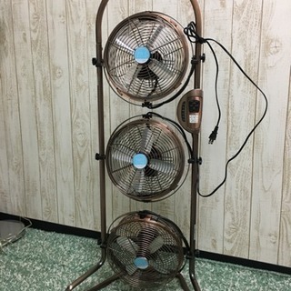 昭和レトロ　希少　ドウシシャ 3連 タワー型 メタル 扇風機 サーキュレーター 昭和レトロ 希少 ドウシシャ 3連 タワー型 メタル 扇風機