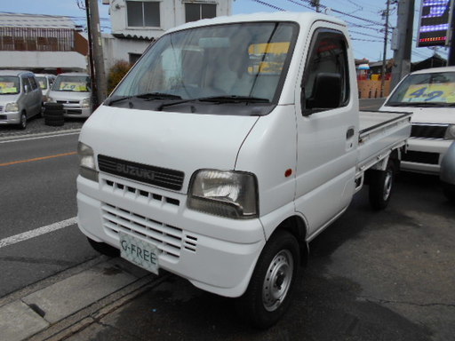 平成14年式スズキキャリートラックKU三方開エアコン付きタイミング