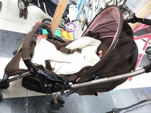 【引取限定】【小倉南区葛原東】 アップリカ AB型ベビーカー 中古美品