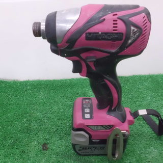 【引取限定 戸畑本店】日立 充電式インパクトドライバ WH14DBAL 14.4V 3.0Ah レッド バッテリー2個 充電器