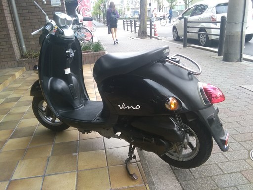 【中古】YAMAHA Vino 4st 50cc 黒☆プロ整備・3カ月保証☆