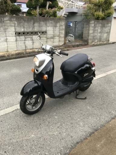 格安！値下げ！オシャレなブラックビーノ 燃費のいい4スト ビーノ 距離22728km