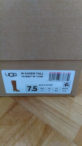 UGG ハイヒールブーツ(24，5cm)