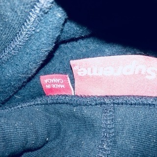 supreme Chrome パーカー ネイビー