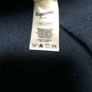 supreme Chrome パーカー ネイビー