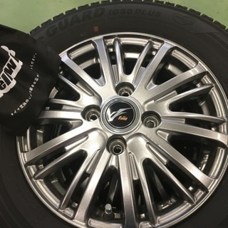 スタッドレスタイヤホイールセット ナット付 145／80R13  NBOX