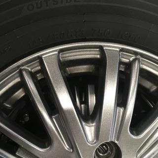 スタッドレスタイヤホイールセット ナット付 145／80R13 NBOX