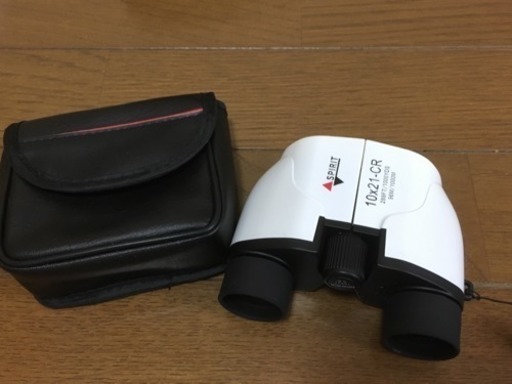受け渡し決定【未使用】コンパクト双眼鏡10倍（白）