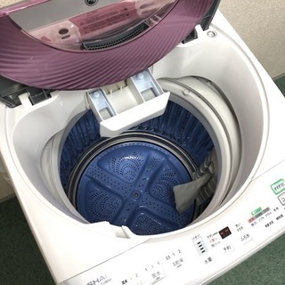 配達無料＊極美品＊SHARP 2013年製 大容量8キロ＊人気のピンクです♪♪