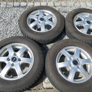 ブリジストンアルミ　＋　スタッドレス　155/70R13　4本