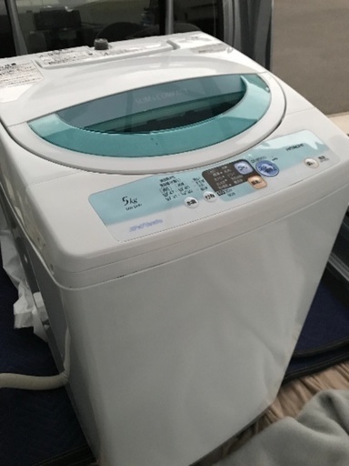 2009年製日立全自動洗濯機5キロ。千葉県内配送無料！設置無料！