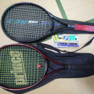 テニスラケット ケースとグリップテープ付き ２本セット 兵庫県尼崎市