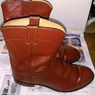 JUSTINブーツ ローパー ペコス メンズブーツ