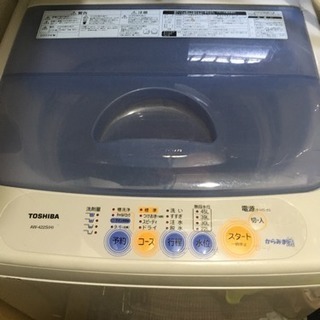 あげます。TOSHIBA 45リットル全自動洗濯機ホワイト
