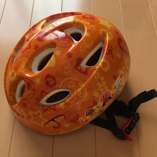 札幌 子供用 アンパンマン 自転車ヘルメット オレンジ色 46−...