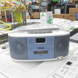 東芝 CDラジカセ TY-CDS5 ラジオ カセット リモコン・...