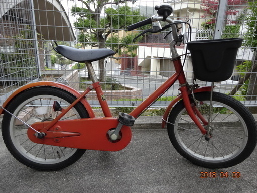 無印良品中古自転車16インチ赤 (ちずり) 南千里のその他の中古あげます 