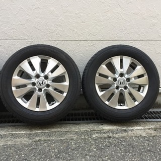 バリ溝！スパーダ(RK5)純正アルミホイール(16インチ)・タイヤ