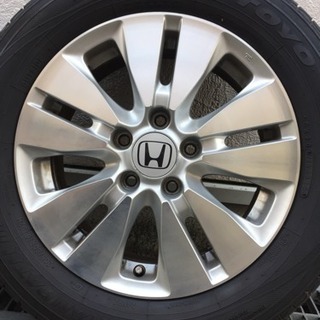 バリ溝！スパーダ(RK5)純正アルミホイール(16インチ)・タイヤ