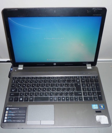 HP ProBook 4530s Core i3-2350M 2.3GHz/2GB/250GB/DVDRW/OS有り/リカバリ済