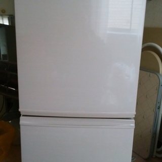 SHARP 2014年製 2ドア冷凍冷蔵庫プラズマクラスター搭載 137L