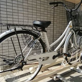 【引き取り限定】2016年4月購入、26インチ自転車（ママチャリ...